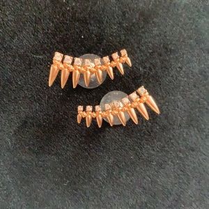 Kendra Scott Rose Gold Loulou Ear Climbers